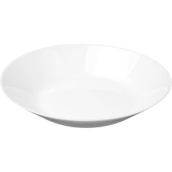 Présentation Ikea Oftast Assiettes creuses verre trempé opale, blanc