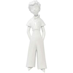 Présentation NEAMEDIA Figurine Petit Prince Sculpture Décorative Blanc