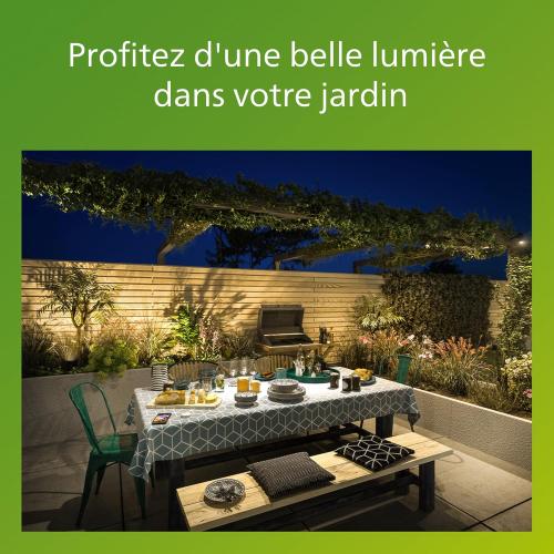 Présentation de Zoom sur Philips Lighting Applique Murale LED 9W Anthracite, Détecteur