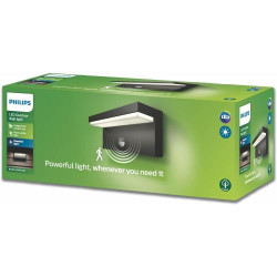 Présentation Philips Lighting Applique Murale LED 9W Anthracite, Détecteur