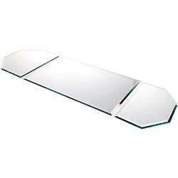 Présentation Miroir biseauté Verre 5 mm, design élégant, 91,4 cm