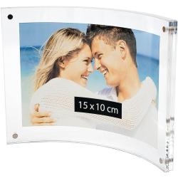 Présentation Cadre photo acrylique transparent, fermeture magnétique Wedo