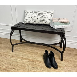 Banc tissé Mango Steam, mobilier moderne, design élégant en situation