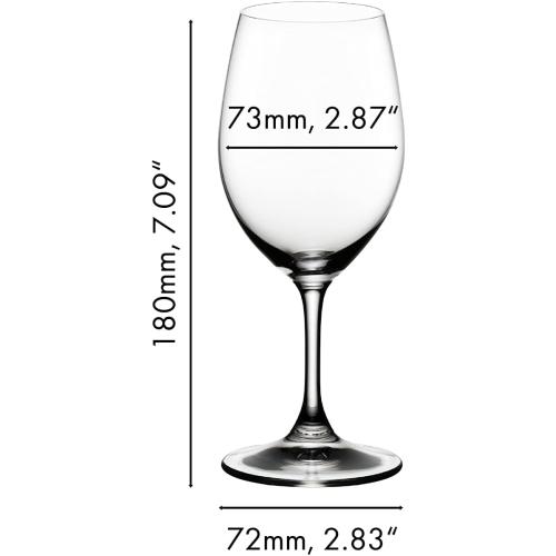 Présentation de Zoom sur RIEDEL Verres Vin Blanc 6408 05, Design Élégant