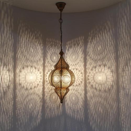 Présentation de Lampe orientale Casa Moro Hayat LN2030, style marocain, boho chic en situation