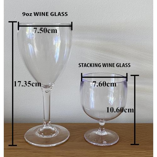 Présentation de Zoom sur Verres à vin Virtually Glass, polycarbonate, incassables, empilables