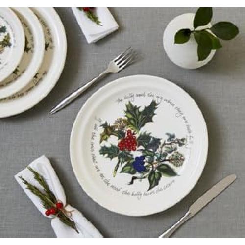 Présentation de Zoom sur Assiette Portmeirion Holly Ivy, Céramique Multicolore, Lot 6