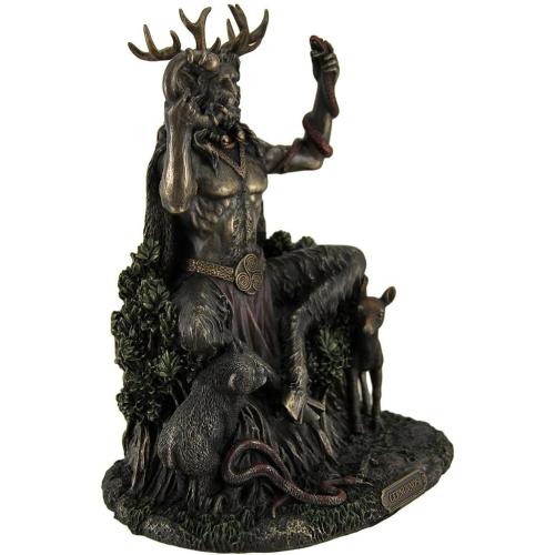 Présentation de Zoom sur Statue Cernunnos, Dieu Cornu, Animaux, Veronese Design