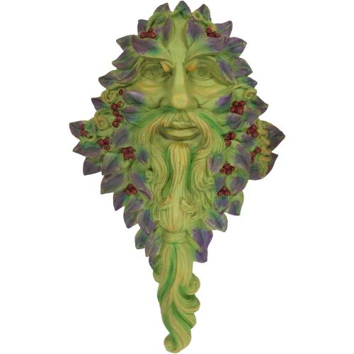 Présentation de Présentation Plaque murale Greenman, Cernunnos, sculpture celtique décorative