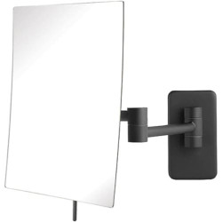 Présentation Miroir mural rectangulaire Jerdon JRT695BK, noir