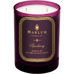 Présentation Bougie luxe Speakeasy Harlem Candle Company, double mèche