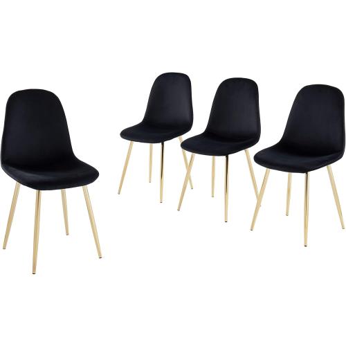 Présentation de Présentation Chaises Lena Baita, Lot de 4, Design Élégant