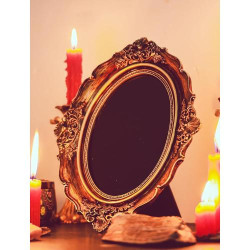 Miroir de Sorcière Noir Nosadi, Outils de Scrying, Divination en situation