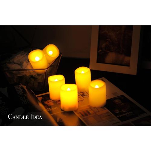 Présentation de Zoom sur Bougies chauffe-plat LED CANDLE IDEA, Halloween, citrouille