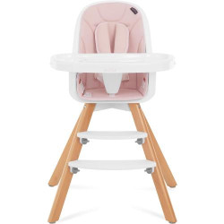 Présentation Chaise haute 2 en 1 Evolur Zoodle, Rose