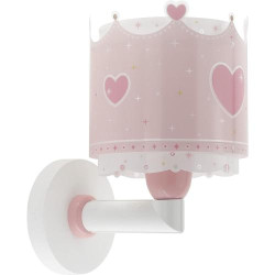 Présentation Applique Murale Enfant Dalber Little Queen Couronne Rose