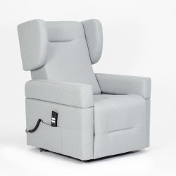 Présentation Fauteuil électrique releveur Sime, 2 moteurs, gris, médical