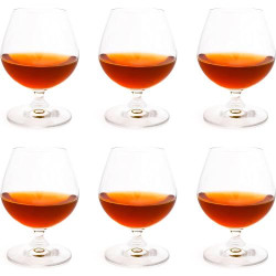 Topkapi Lot 6 Verres Cognac Transparent 250 ml en situation