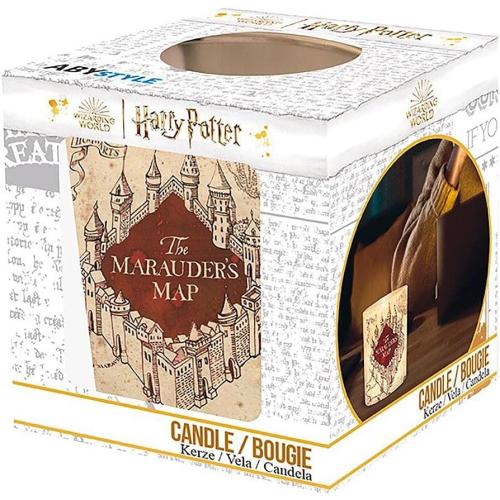 Présentation de Zoom sur Bougie Carte du Maraudeur Harry Potter, ABYstyle