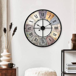 Présentation Horloge murale vintage silencieuse, KetL Wall Art, antique