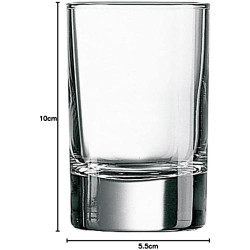 Gobelet Arcoroc Islande FH, 16 CL, Verre Durable en situation