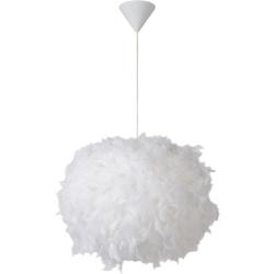 Suspension Lucide GOOSY SOFT, Design Éclairant Blanc en situation