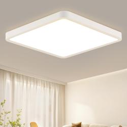 Présentation Plafonnier LED Plat 23W Lumière Chaude IP44 Étanche