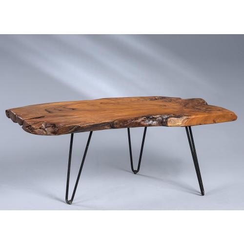 Présentation de Zoom sur Table Basse M2 Kollektion, Bois de Teck, Marron