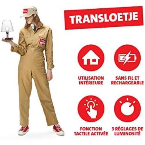 Présentation de Zoom sur Lampe de Table Rechargeable Transloetje Fatboy - Idéale pour Chevet