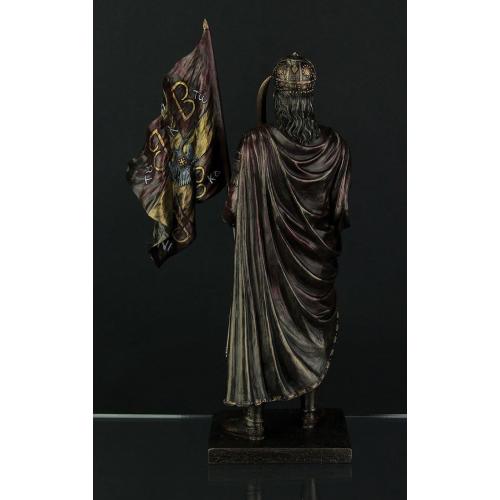 Présentation de Zoom sur Statue Byzantin Constantin XI Palaiologue, Zeckos, Bronze