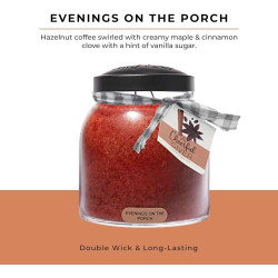 Bougie parfumée Evening on the Porch, A Cheerful Giver en situation