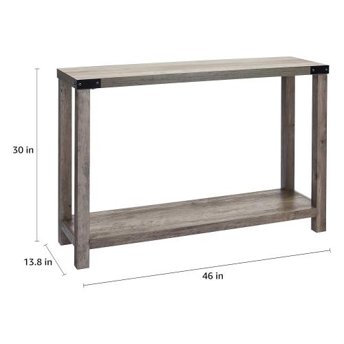 Présentation de Zoom sur Table basse gris delavé, design moderne, ROCKPOINT