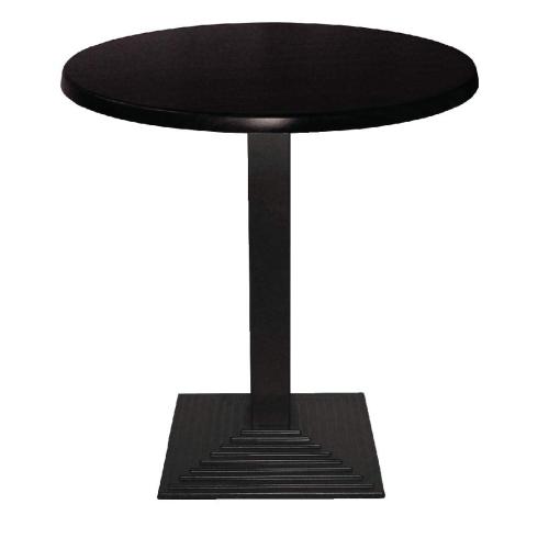 Présentation de Zoom sur Bolero Pied de table fonte carré escalier noir