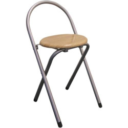 Présentation Chaise pliante BURI, assise bois élégante, pratique