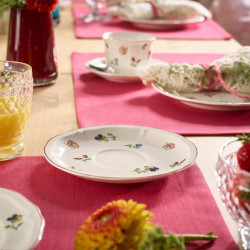 Villeroy Boch Sous-tasse Petite Fleur Porcelaine Multicolore en situation