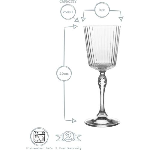 Présentation de Zoom sur Verres à cocktail Bormioli Rocco America, 24cl, Set 6