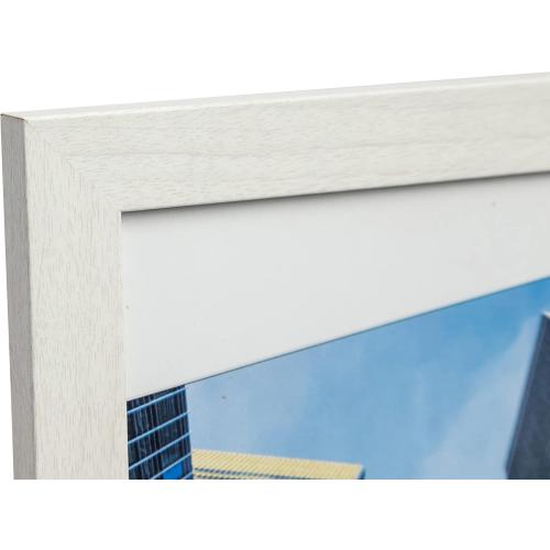 Présentation de Zoom sur Cadre photo plexiglas Blanc Hampton Frames BERA4NG A4