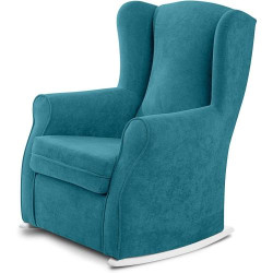 Présentation Fauteuil balancelle orejero SUENOSZZZ, bleu turquoise