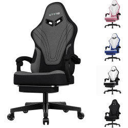 Présentation Chaise Gaming Ulody Ergonomique, Dossier Haut, Repose Pieds