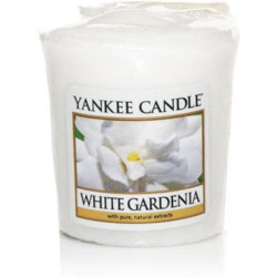 Présentation Bougie Votive Gardenia Blanc YANKEE CANDLE, Parfum Floral