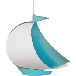 Présentation Lampe Suspension Bateau Bleu, R amp M Coudert Enfant