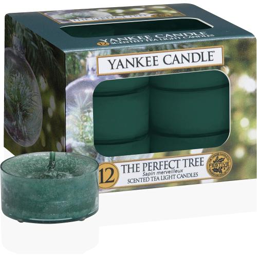 Présentation de Présentation Bougies Chauffe Plat Yankee Candle, Sapin Merveilleux, 12 unités