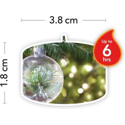 Bougies Chauffe Plat Yankee Candle, Sapin Merveilleux, 12 unités en situation