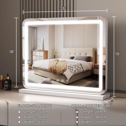 Présentation de Zoom sur Miroir ZL ZELing, design moderne, finition élégante