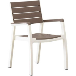 Présentation Fauteuil Keter Harmony Beige Taupe, Confort Extérieur