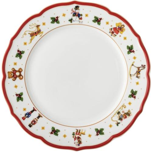 Présentation de Présentation Assiette plate Hutschenreuther Happy Wintertime Rouge