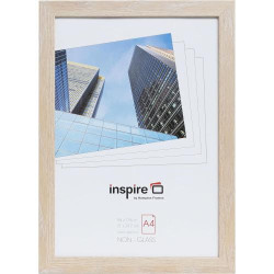 Cadre photo A4 Hampton Frames, effet bois naturel, Plexi en situation