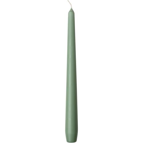 Présentation de Bougies chandelier vert jade, lot 50, 25 cm, 2,2 cm en situation