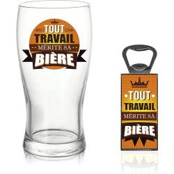 Présentation Coffret Verre à Bière SLA, Cadeau Idéal, Design Élégant