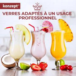 Verres à cocktail élégants 460 ml, lot de 6, Europe en situation